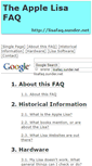 Mobile Screenshot of lisafaq.sunder.net